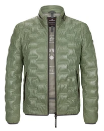 Lederjacke MSAversa in Stepp-Optik aus Lammleder