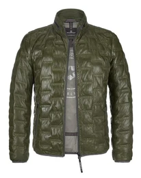 Lederjacke MSAversa in Stepp-Optik aus Lammleder