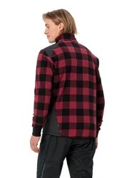VAUDE Fleecejacke Men's MINAKI Mid Jacket CS Hybidjacke Rot/Dunkelrot