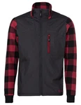 VAUDE Fleecejacke Men's MINAKI Mid Jacket CS Hybidjacke Rot/Dunkelrot