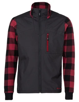 VAUDE Fleecejacke Men's MINAKI Mid Jacket CS Hybidjacke Rot/Dunkelrot
