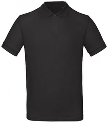 B&C Poloshirt Herren Inspire Polo Schwarz/Dunkelgrau/Grau