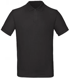 B&C Poloshirt Herren Inspire Polo Schwarz/Dunkelgrau/Grau