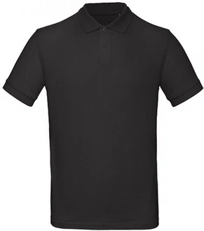 B&C Poloshirt Herren Inspire Polo Schwarz/Dunkelgrau/Grau