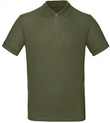 B&C Poloshirt Herren Inspire Polo Dunkelgrün/Khaki/Grün