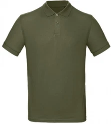 B&C Poloshirt Herren Inspire Polo Dunkelgrün/Khaki/Grün