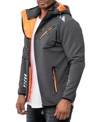 Geographical Norway Softshelljacke Herren Outdoor Jacke baroyaute dunkelgrau