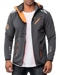 Geographical Norway Softshelljacke Herren Outdoor Jacke baroyaute dunkelgrau