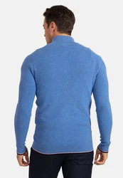 Jacey Quinn Cardigan Full Zip Blau/Hellblau