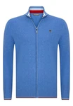 Jacey Quinn Cardigan Full Zip Blau/Hellblau