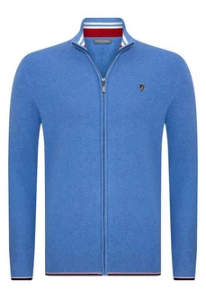 Jacey Quinn Cardigan Full Zip Blau/Hellblau
