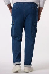 Men Plus 5-Pocket Jeans Cargo Regular Fit Blau/Dunkelblau/Hellblau
