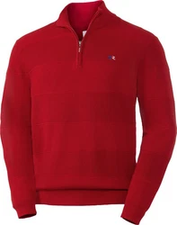 Tom Ramsey Troyer Logo Stickerei Rot/Dunkelrot