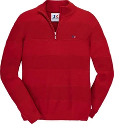 Tom Ramsey Troyer Logo Stickerei Rot/Dunkelrot