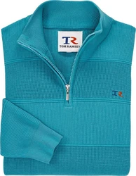Tom Ramsey Troyer Logo Stickerei Türkis/Grün