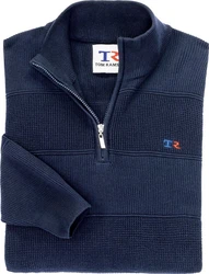 Tom Ramsey Troyer Logo Stickerei Dunkelblau/Blau