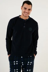 Buratti Pyjama Regular Fit (2 tlg) Dunkelblau/Blau/Grün/Hellblau