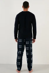 Buratti Pyjama Regular Fit (2 tlg) Dunkelblau/Blau/Grün/Hellblau