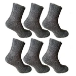 Qano Kuschelsocken Herren Schwarz/Dunkelgrau/Grau