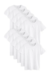 Next Unterhemd Regular Fit T-Shirt-Unterwäsche 2er-Pack Weiß/Grau