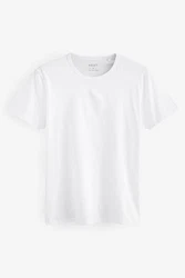 Next Unterhemd Regular Fit T-Shirt-Unterwäsche 2er-Pack Weiß/Grau
