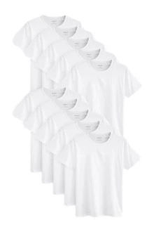 Next Unterhemd Regular Fit T-Shirt-Unterwäsche 2er-Pack