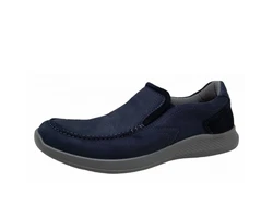 Jomos Slipper Campus Dunkelblau/Hellblau/Blau/Grau