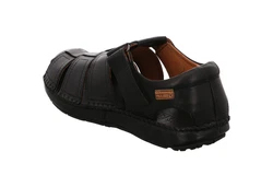 PIKOLINOS Sandalette Slipper Schwarz/Rot/Braun
