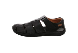 PIKOLINOS Sandalette Slipper Schwarz/Rot/Braun