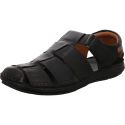 PIKOLINOS Sandalette Slipper Schwarz/Rot/Braun