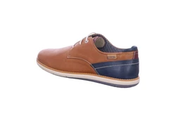 PIKOLINOS Sneaker Schnürschuh Beige/Braun/Hellblau