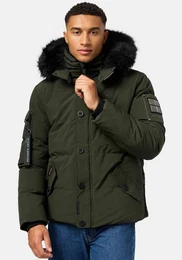 Winterjacke Halvaar stylischer Winterparka mit abnehmbarer Kapuze