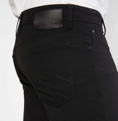 MAC 5-Pocket Hose ARNE Schwarz/Weiß/Braun