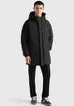 United Colors of Benetton Steppjacke mit Zipper und Druckknöpfen Schwarz/Dunkelgrau/Grau