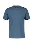 LERROS T-Shirt Logoprägung an der Brust Dunkelblau/Blau/Grau
