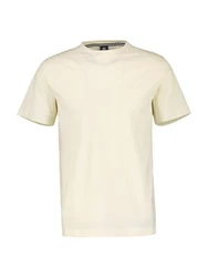 LERROS T-Shirt Logoprägung an der Brust Khaki