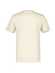 LERROS T-Shirt Logoprägung an der Brust Khaki