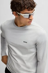 BOSS GREEN Langarmshirt Tee Long grün