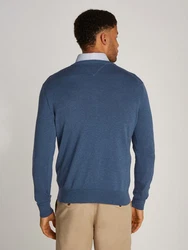 TOMMY HILFIGER Pullover ESSENTIAL grn/aegean sea heather