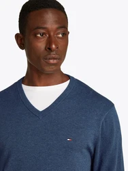 TOMMY HILFIGER Pullover ESSENTIAL grn/aegean sea heather