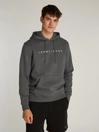 Hoodie TJM REG LINEAR LOGO HOODIE EXT mit Logo-Stickerei