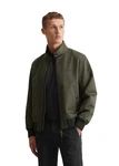 Marc O'Polo Blouson Stehkragen mit Druckknopfverschluss Dunkelgrün/Khaki