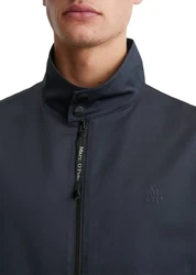 Marc O'Polo Blouson Stehkragen mit Druckknopfverschluss Dunkelblau/Hellblau/Blau/Beige/Grau