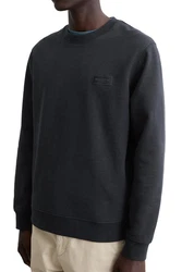 Marc O'Polo Sweatshirt mit Slub-Sweat-Struktur nachtblau