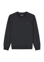 Marc O'Polo Sweatshirt mit Slub-Sweat-Struktur nachtblau