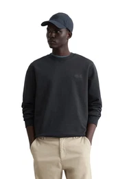 Sweatshirt mit leicht unregelmiger Slub-Sweat-Struktur