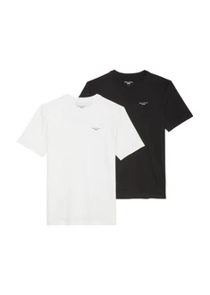 Marc O'Polo DENIM T-Shirt Weiß/Schwarz/Dunkelblau Marc O'Polo DENIM T-Shirt Weiß/Schwarz/Dunkelblau