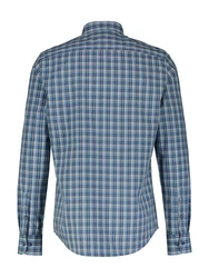 LERROS Karohemd Blau/Dunkelblau/Hellblau