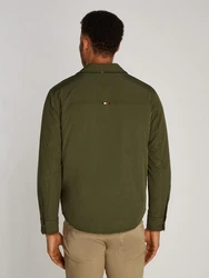 Tommy Hilfiger Hemdjacke LW PACKABLE SHIRT JACKET mit Brusttasche Dunkelgrün/Khaki/Grün