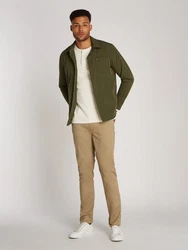 Tommy Hilfiger Hemdjacke LW PACKABLE SHIRT JACKET mit Brusttasche Dunkelgrün/Khaki/Grün
